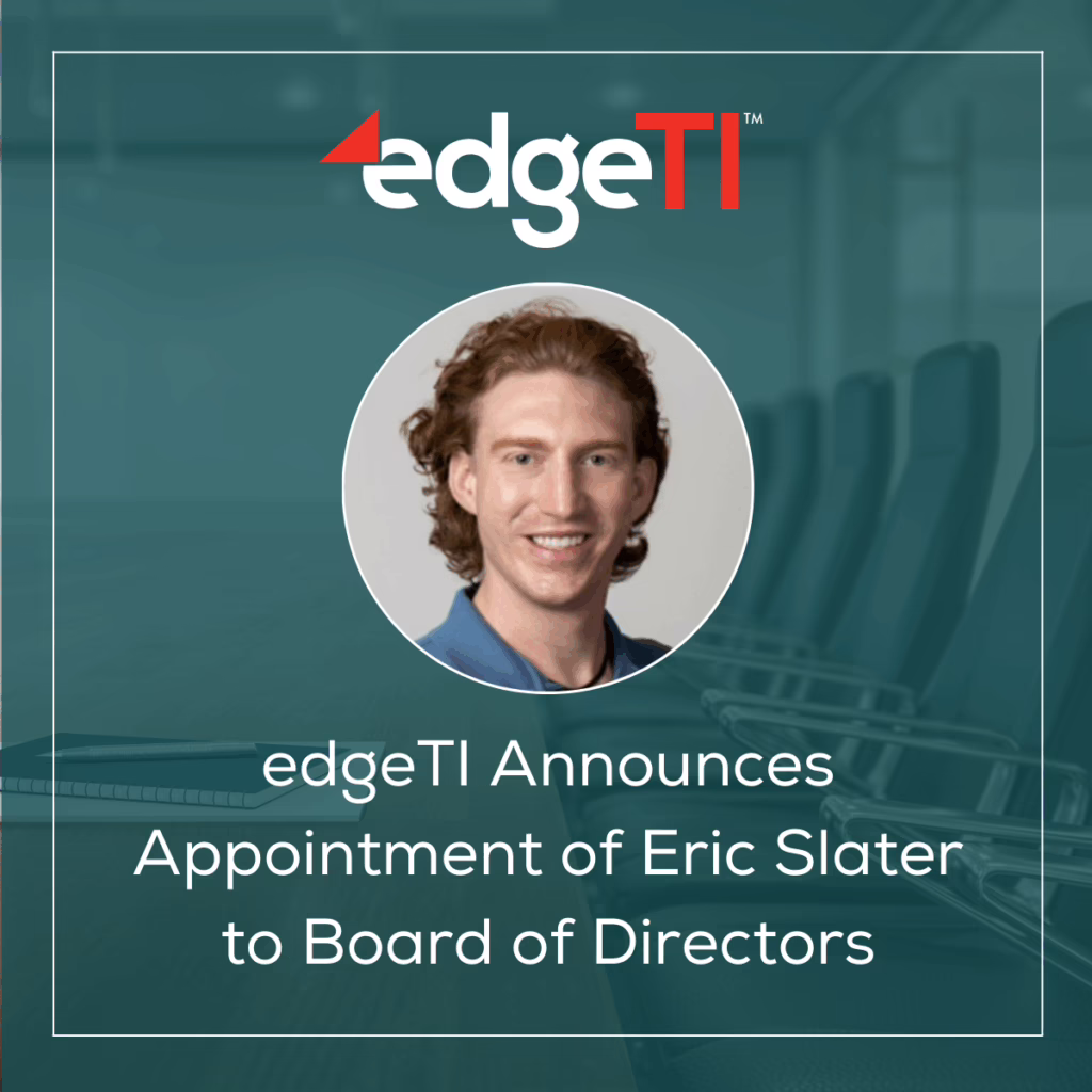Edge it announces appointment of eric statler to board of directors.