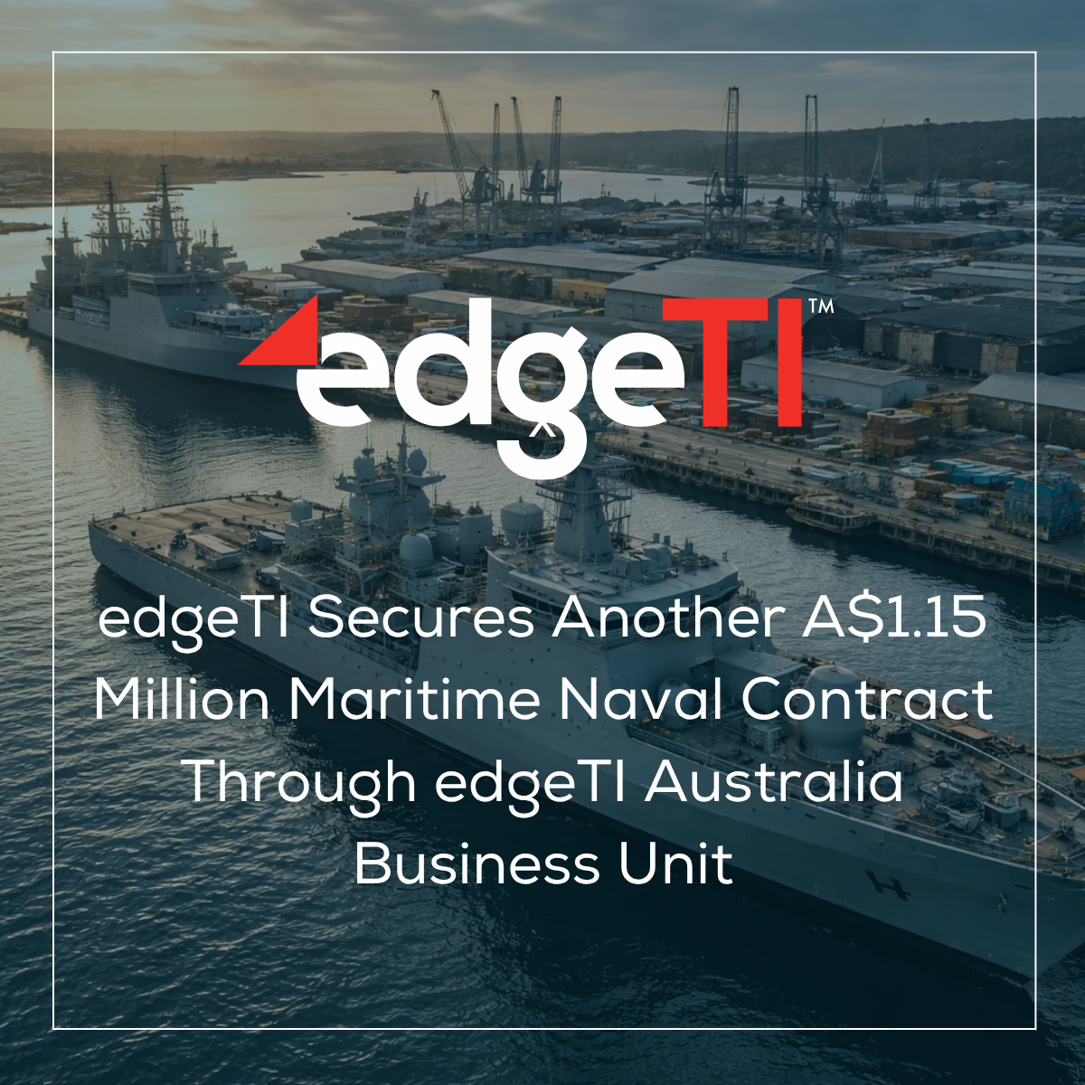 EdgeTI maritime naval contract